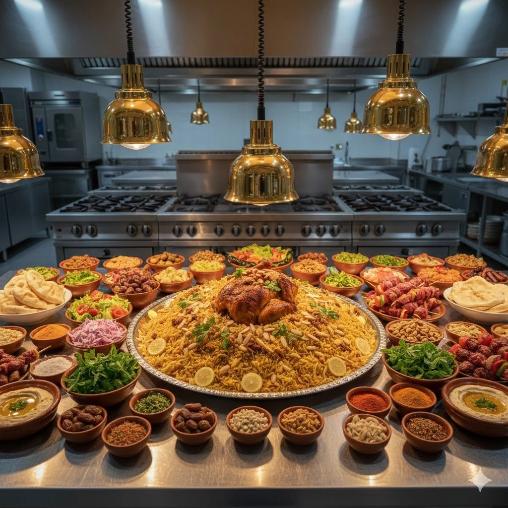 إعداد وجبات للموظفين وطلاب الجامعات